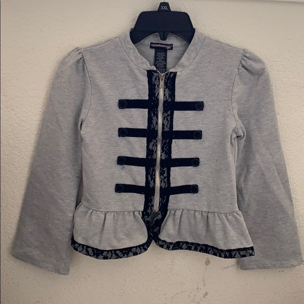 Girls eyeshadow girls zip up cardigan/sweater 14